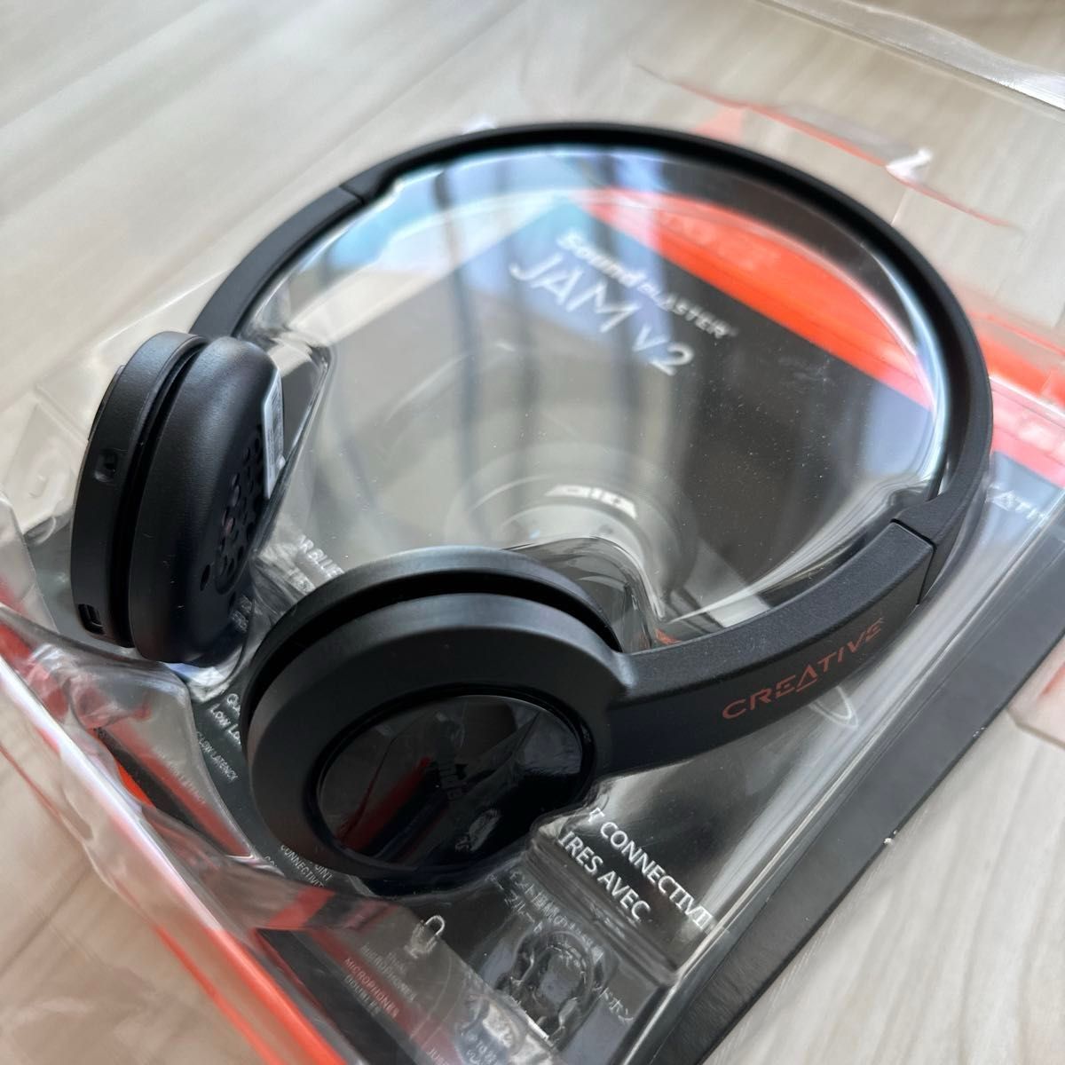 【中古美品】CREATIVE ヘッドセット Sound Blaster JAM V2 HS-SBJMV2 ヘッドホン 有線無線対応