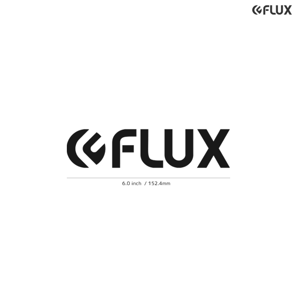 【FLUX】フラックス★03★ダイカットステッカー★切抜きステッカー★6.0インチ★15.2cm_画像1