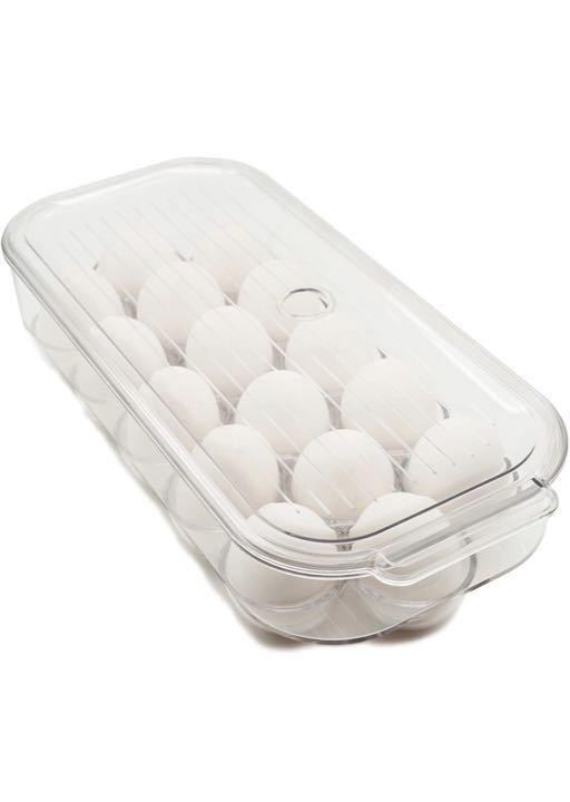 (16個入り) 卵ケース 冷蔵庫 収納 卵入れ 卵ボックス 卵収納 卵容器蓋付き_画像1