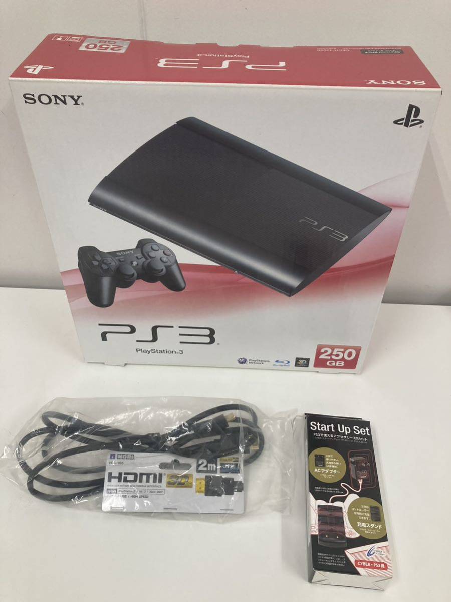PlayStation3プレイステーション 3SONY プレステ 250GB CECH-4200B チャコール ブラック コントローラー