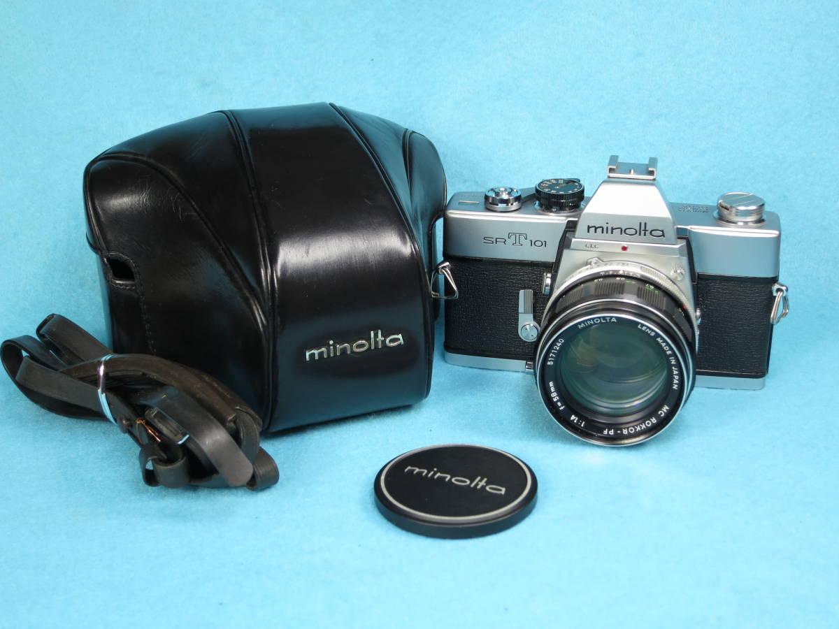 Minolta 一眼レフ ミノルタ　SRT101露出計も動作の良品_画像1