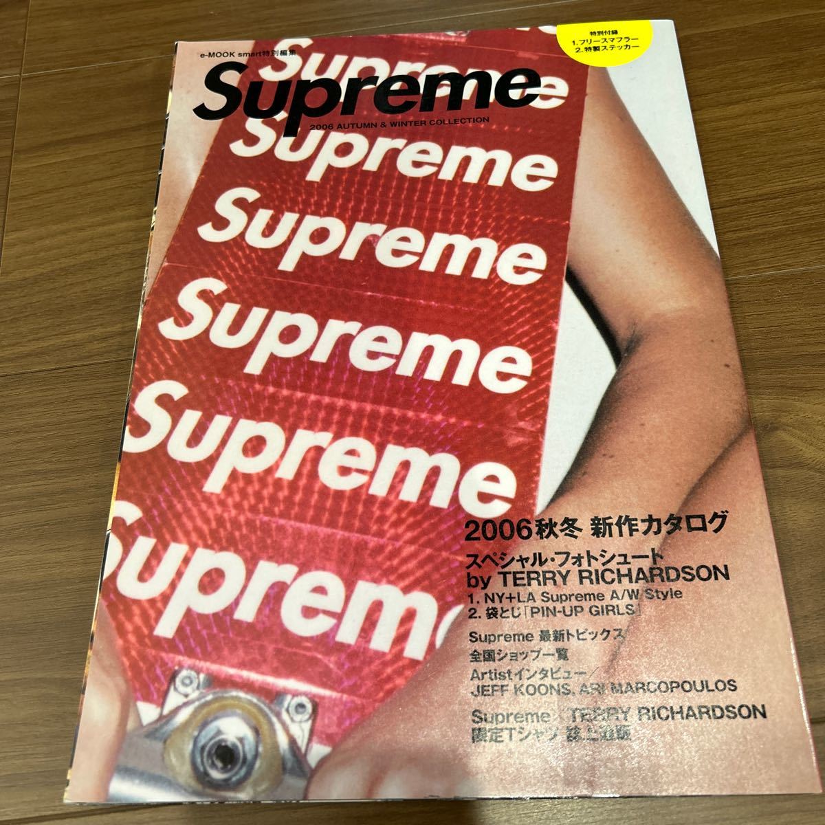 【Supreme】ムック本 vol2 ステッカー 有 / BOXロゴ ボックスロゴ / Tシャツ キャップ 掲載