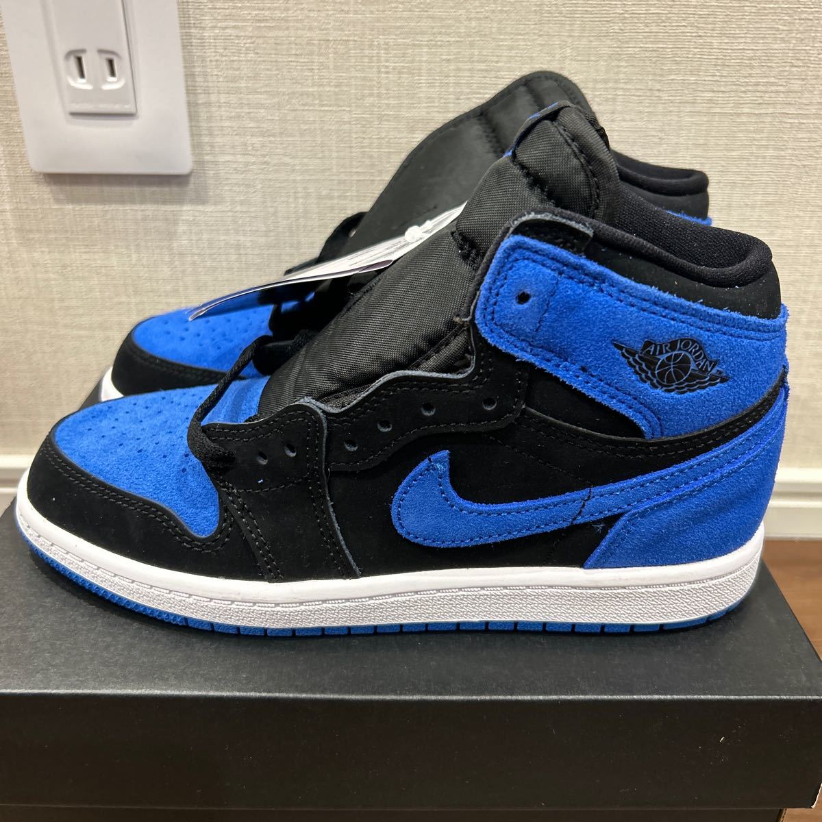 NIKE】AIR JORDAN 1 HIGH OG 22cm 新品 Royal Reimagined / 黒