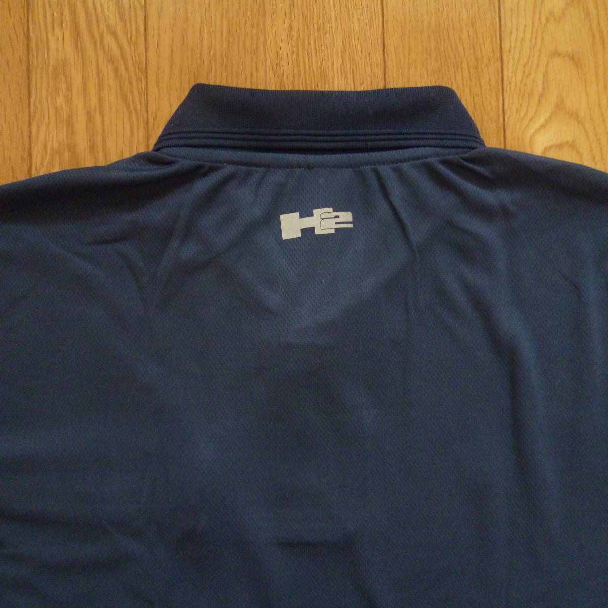 *HUMMER DRY polo-shirt with short sleeves * navy /5L/. sweat speed ./ large size 