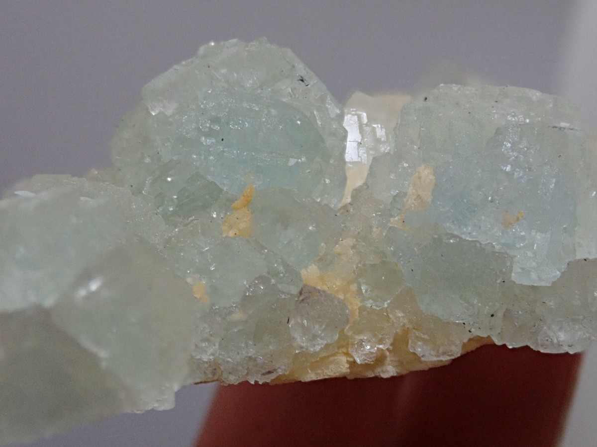 幾何学的結晶のフローライト　蛍石　鉱物標本　天然原石_画像3