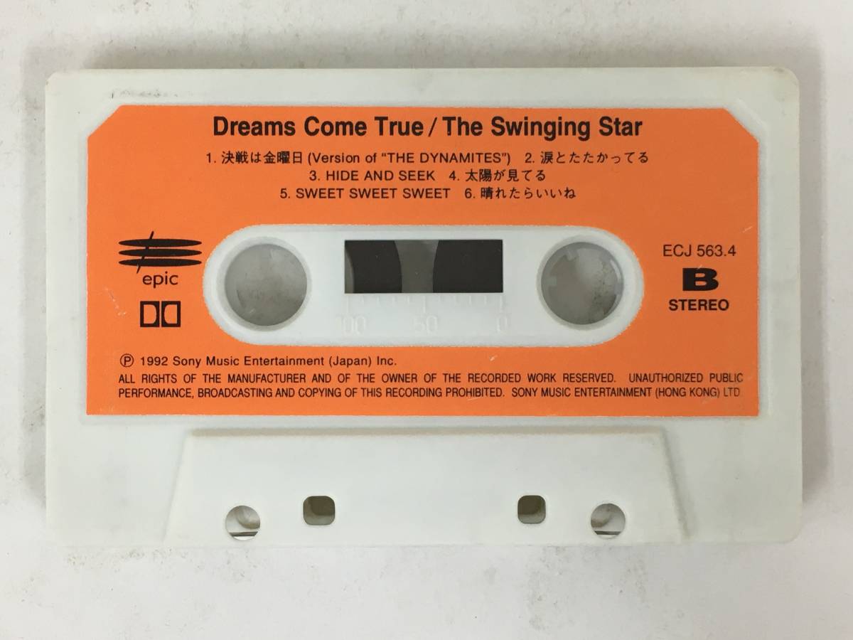 ■□ S688 DREAMS COME TRUE ドリームズ・カム・トゥルー The Swinging Star ザ・スウィンギング・スター カセットテープ□■の画像7