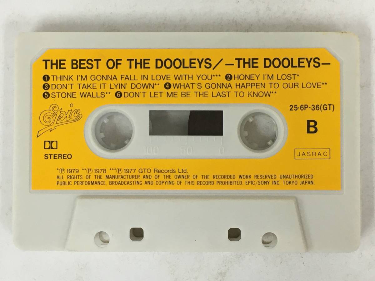 ■□T039 THE DOOLEYS ザ・ドゥーリーズ ウォンテッド THE BEST OF THE DOOLEYS ザ・ベスト・オブ・ザ・ドゥーリーズ カセットテープ□■_画像7