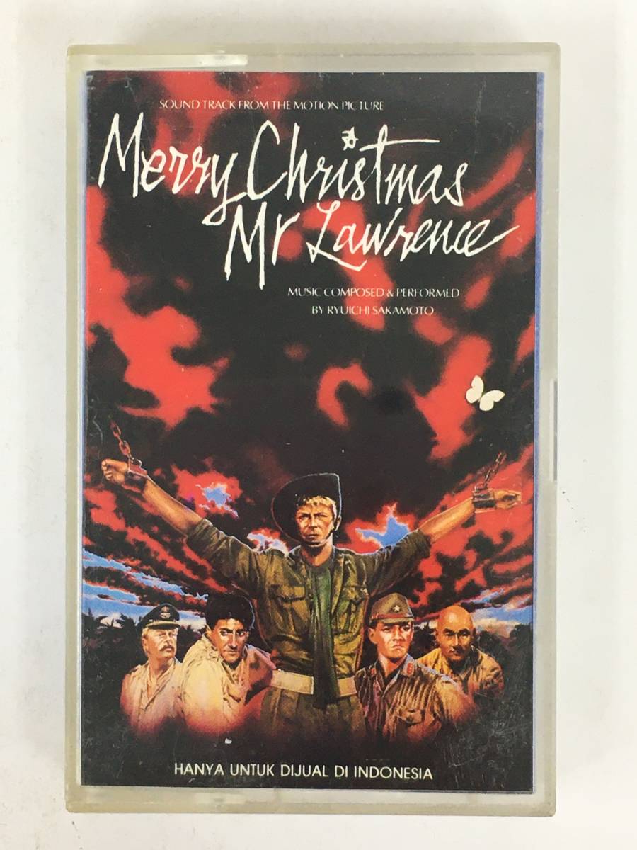 ■□S957 坂本龍一 Merry Christmas Mr. Lawrence 戦場のメリークリスマス オリジナルサウンドトラック盤 カセットテープ□■_画像1