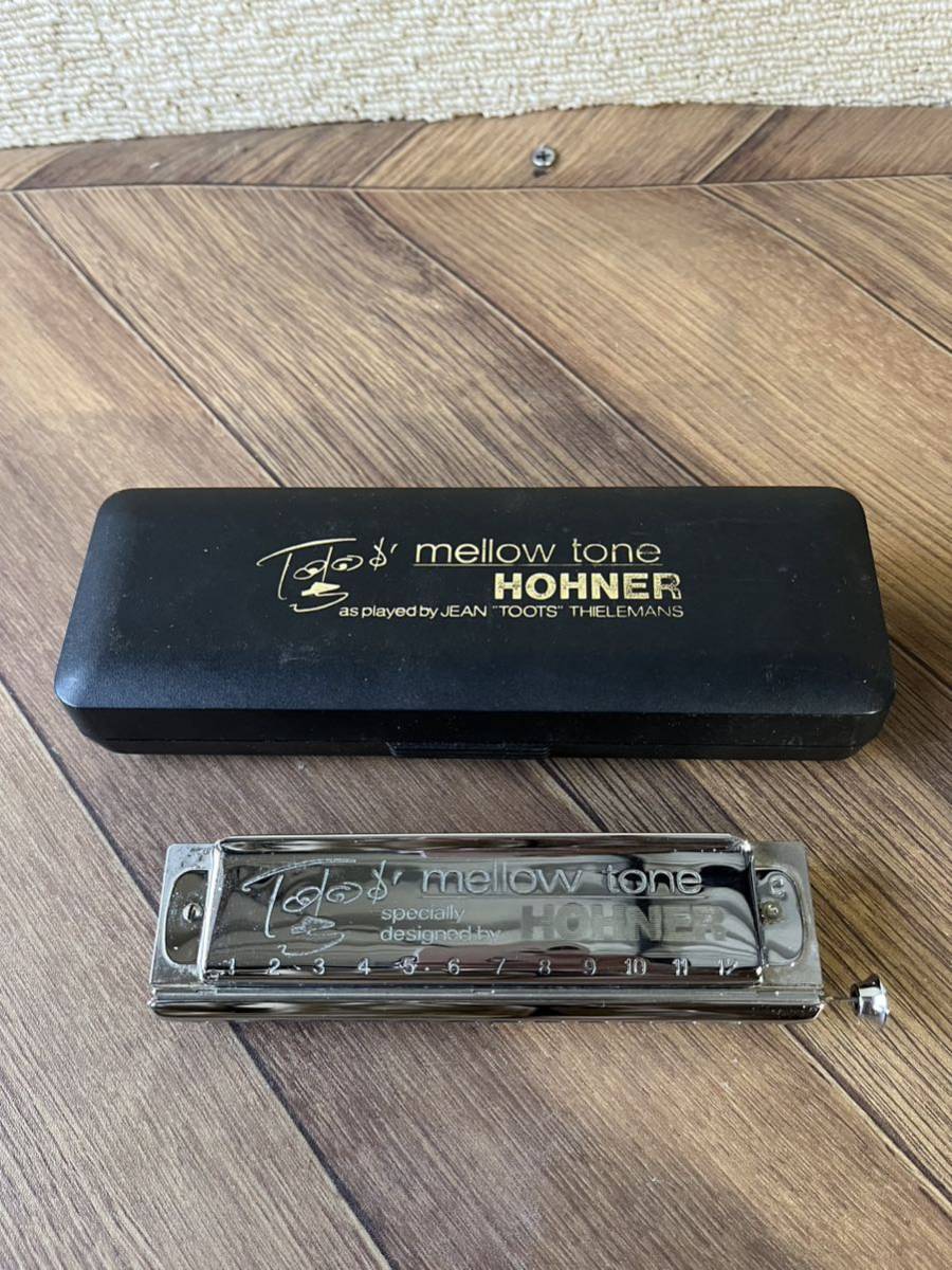 1円スタート HOHNER mellow tone 12穴 クロマチックハーモニカ M.SUZUKI 箱付き　楽器　器材　ハーモニカ TOOTS THIELEMANS_画像3