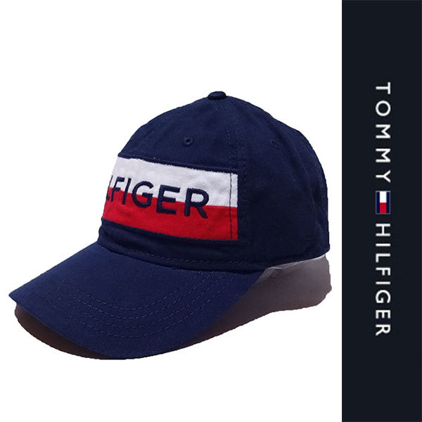 新品 TOMMY HILFIGER CAP トミー ヒルフィガー キャップ ネイビー ベースボール 帽子 ぼうし メンズ レディース 正規品 4_画像1