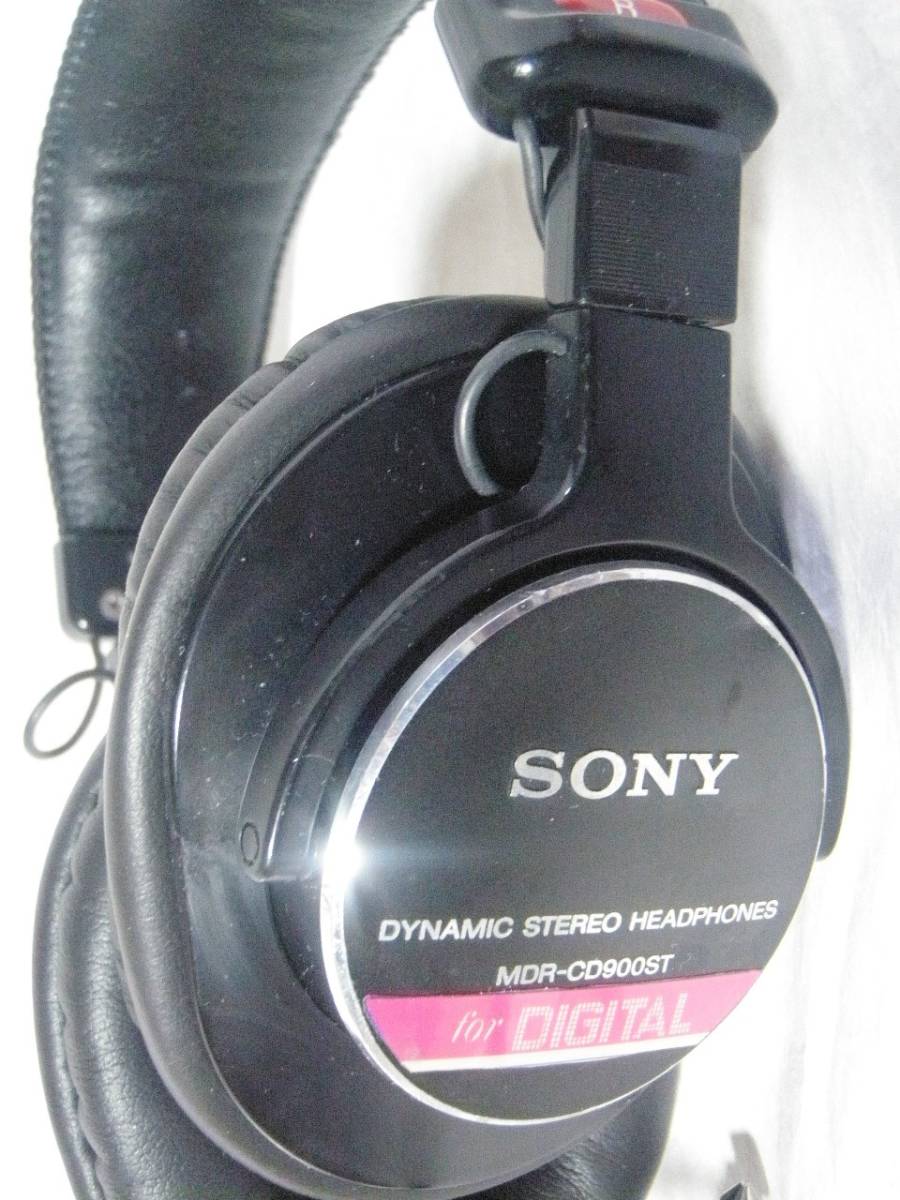 SONY MDR-CD900ST 新品互換イヤーパッド交換済　音出確認済 モニターヘッドホン　183_画像8