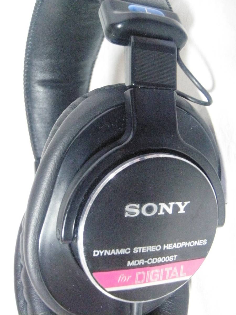 SONY MDR-CD900ST 新品互換イヤーパッド交換済　音出確認済 モニターヘッドホン　183_画像7
