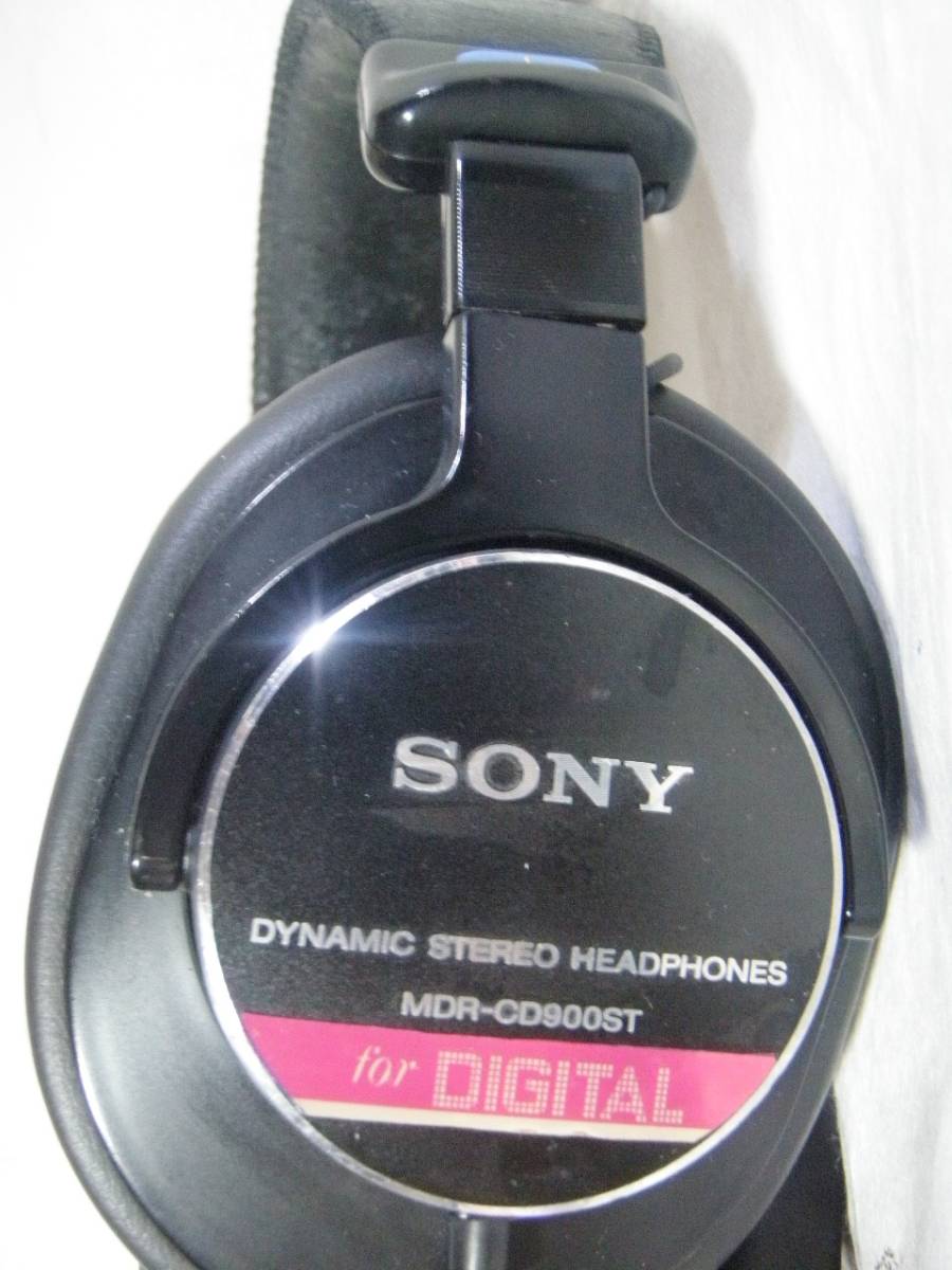 SONY MDR-CD900ST 新品互換イヤーパッド交換済　音出確認済 モニターヘッドホン　185_画像7