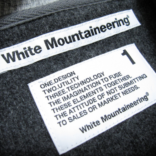 送料無料◆新品！White Mountaineering チェック柄 オーバーサイズ ニット 1◆ホワイトマウンテニアリング
