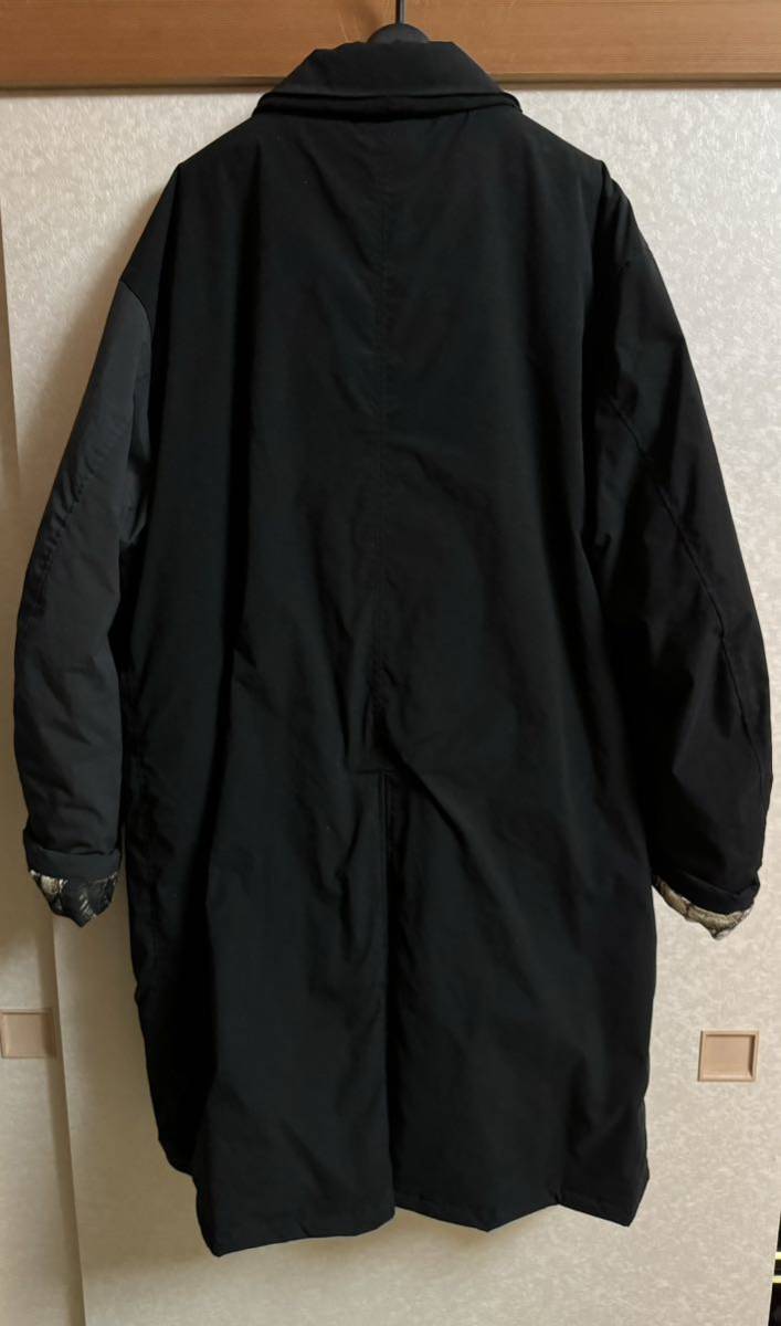 tightbooth neighborhood ISLEY PUFFY C-COAT XL black タイトブース