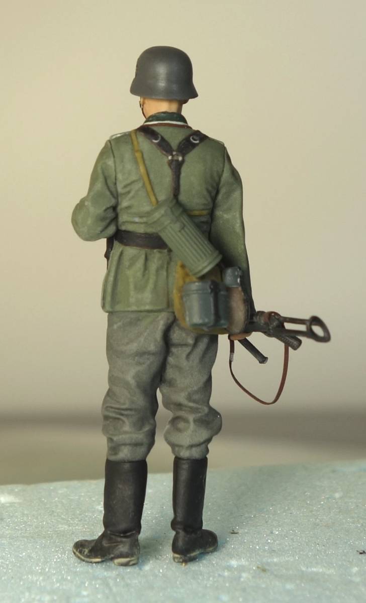  Tamiya MM 1/35 Germany country . army under ..1 body [21] assembly has painted final product 1:35 German Wehrmacht NCO, Painted finished.