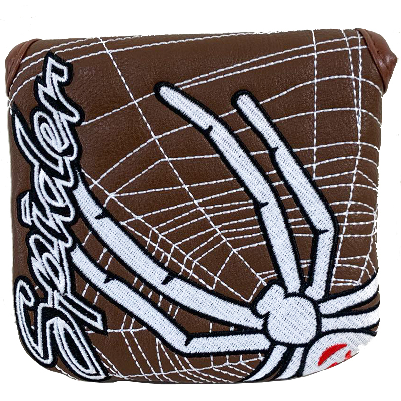 ゴルフヘッドカバー パターカバー マグネット付け マレット用 オデッセイ２ボール スパイダーパターに対応 special spider_画像4