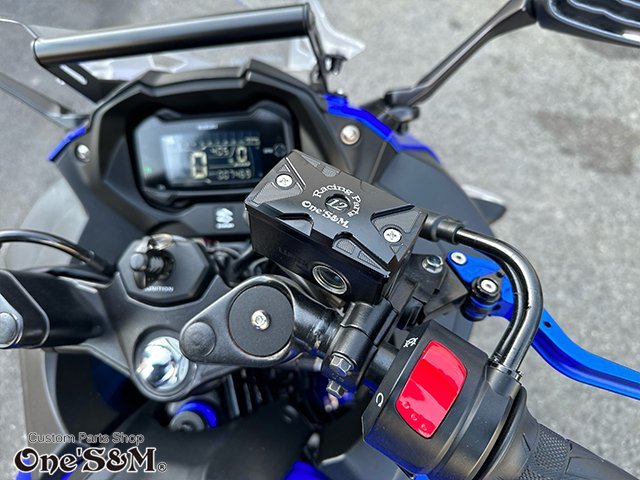 E20-16RD フロント マスターシリンダー キャップ カバー レッドアルマイト GSX250R DN11A GSX400S GSX750S GSR250 GSR400 GSR750用_画像7