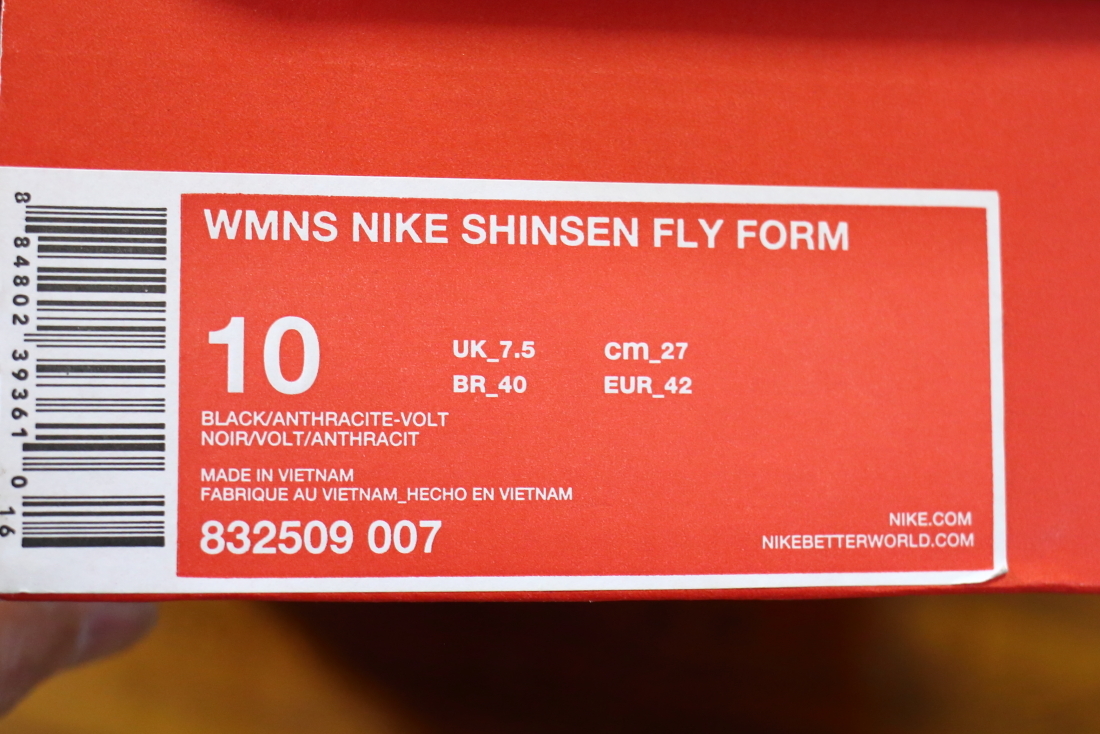 NIKE WMNS SHINSEN FLY FORM ウィメンズシンセンフライフォーム ブラック 832509-007/27cm_画像8