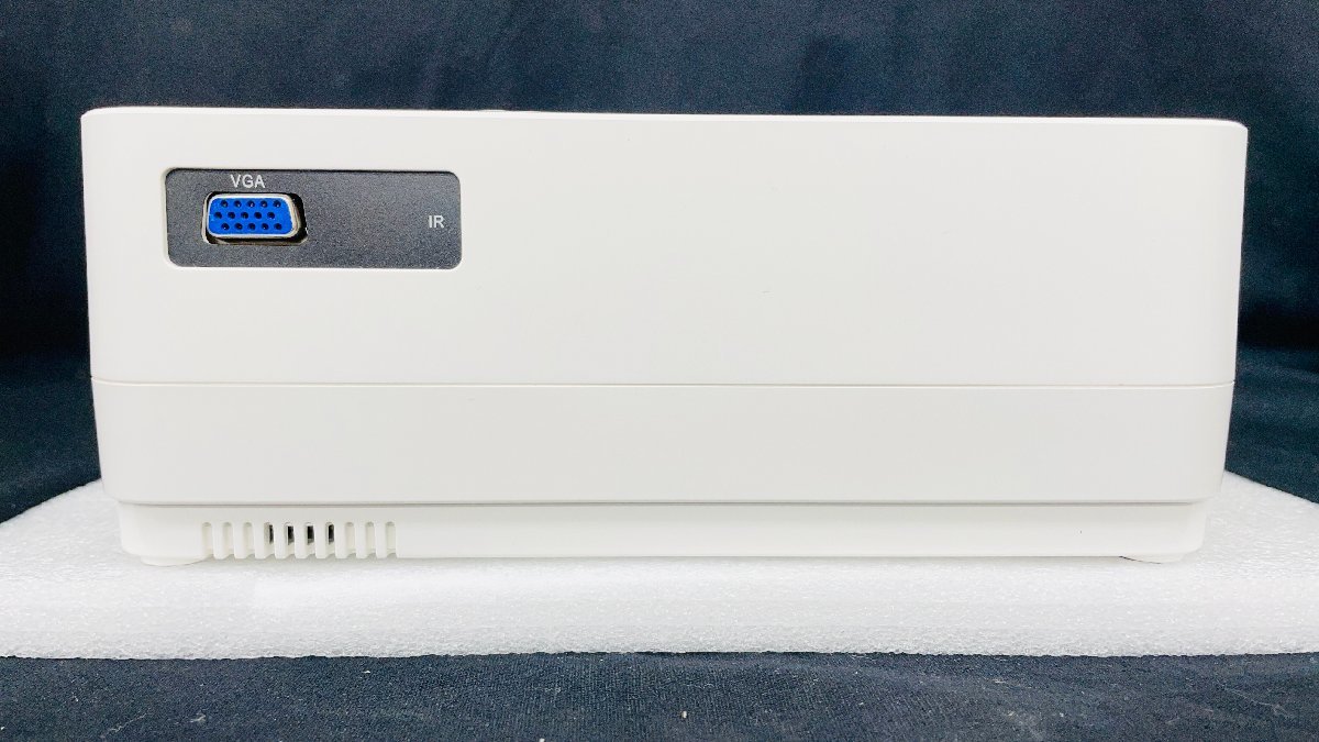 Y261 未使用品 DBPOWER ミニLCDビデオプロジェクターL21 X000SLKLB9 2019年製 ホワイト HD LEDプロジェクター 2019最新型42001ｍ 説明書有_画像5