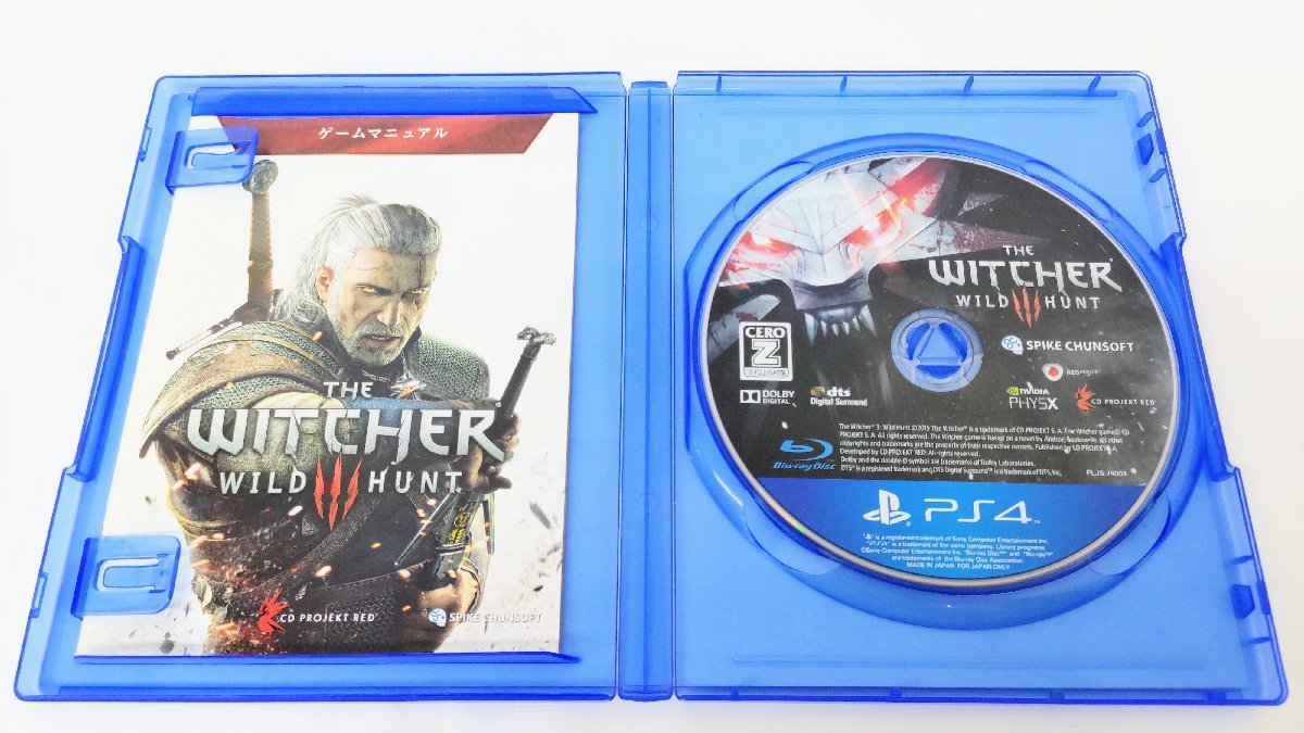 T1155 THE WITCHER3 WILD HUNT ウィッチャー3 ワイルドハント CD PROJEKT RED CDプロジェクトレッド Playstation4 PS4ソフト_画像3