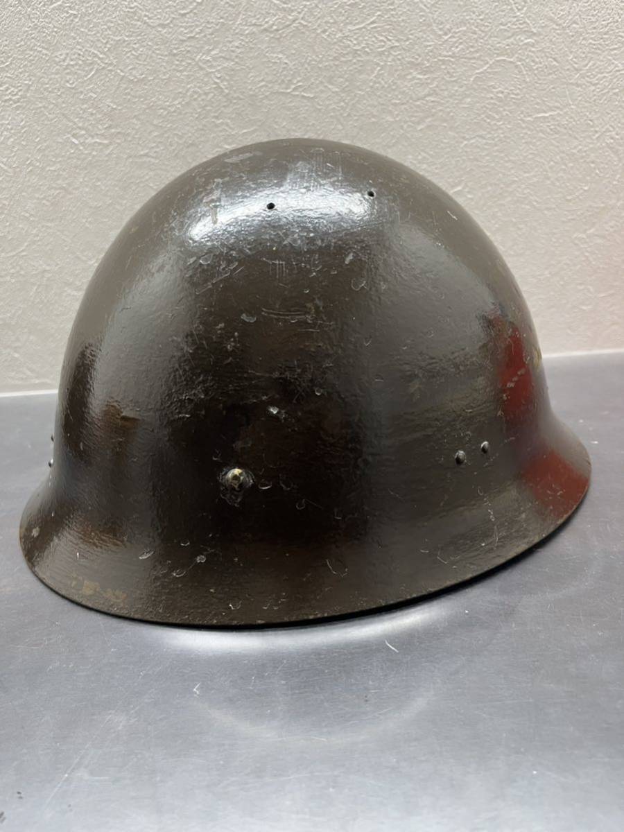 ★現状品★旧日本軍 大日本帝国軍 九〇式 鉄帽 鉄兜 ヘルメットの画像5