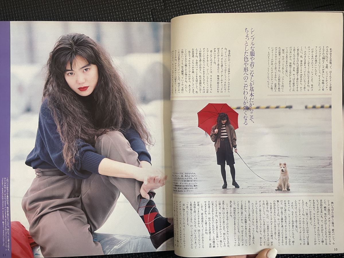 CanCam/キャンキャン 1987年10月号 今井美樹 松田聖子 秋服 ブランド ファッション 流行 おしゃれ 80年代 モデル ★W４７a2312_画像3