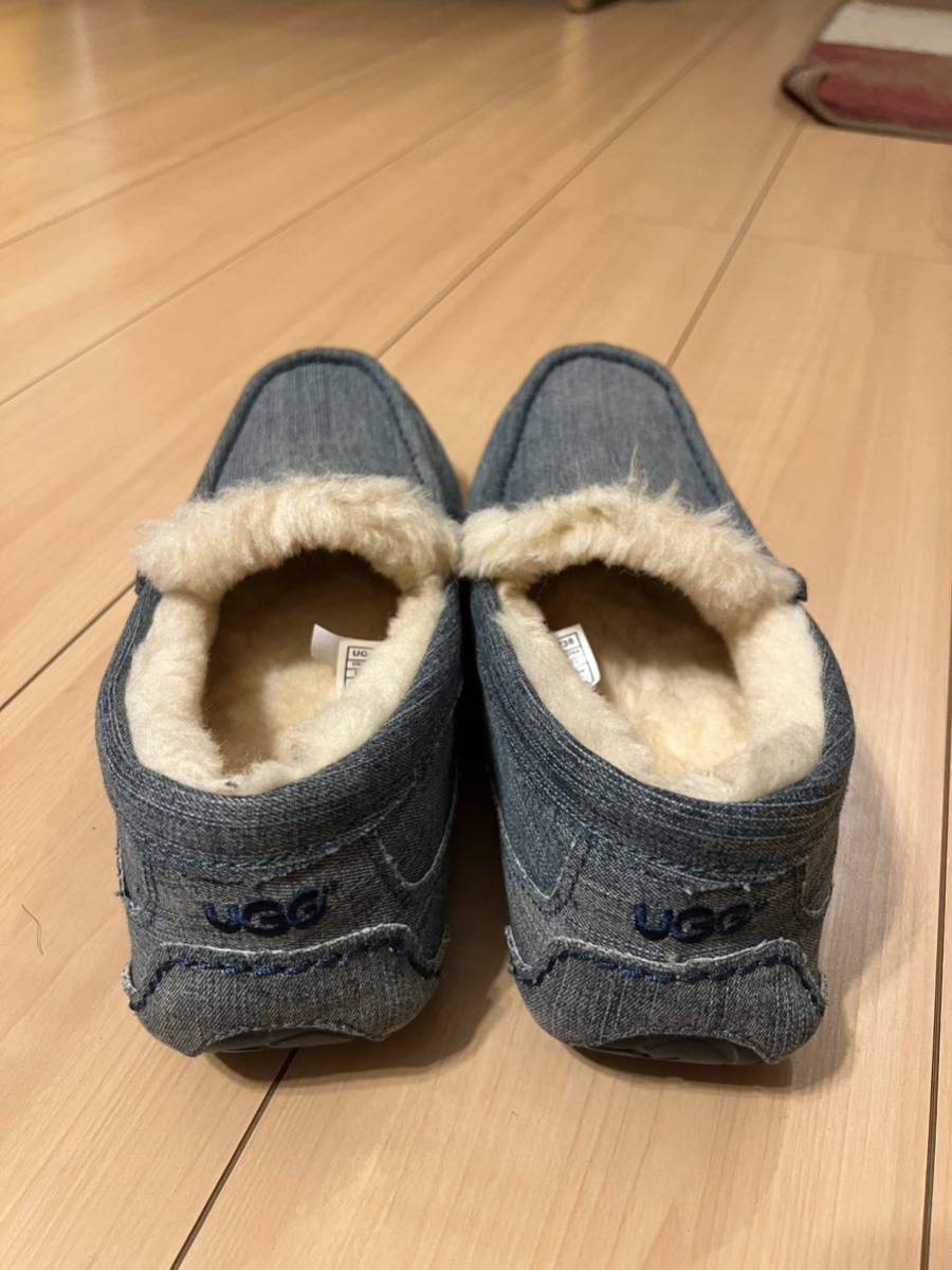 UGG アグ モカシン スリッポン ムートン ボア デニム　売切り　送料込み_画像5