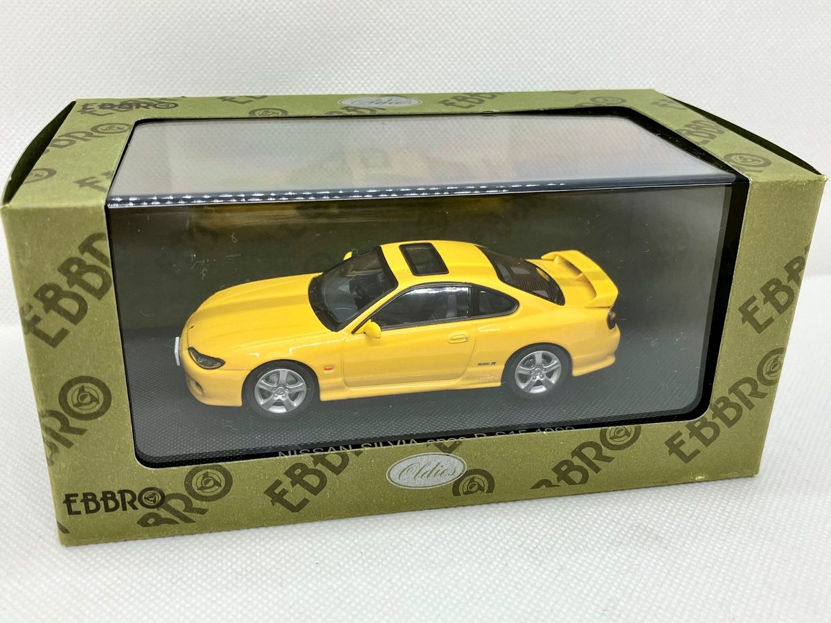 1/43 ニッサン シルビア スペックR S15 1999 イエロー EBBRO 1/43 ニッサン シルビア スペックR S15 1999 イエロー EBBRO
