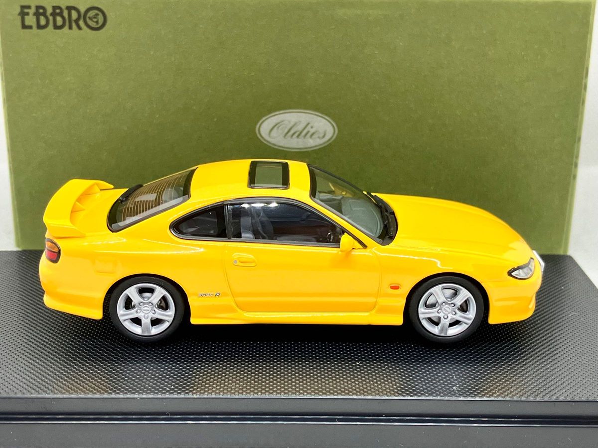 1/43 ニッサン シルビア スペックR S15 1999 イエロー EBBRO 1/43 ニッサン シルビア スペックR S15 1999 イエロー EBBRO