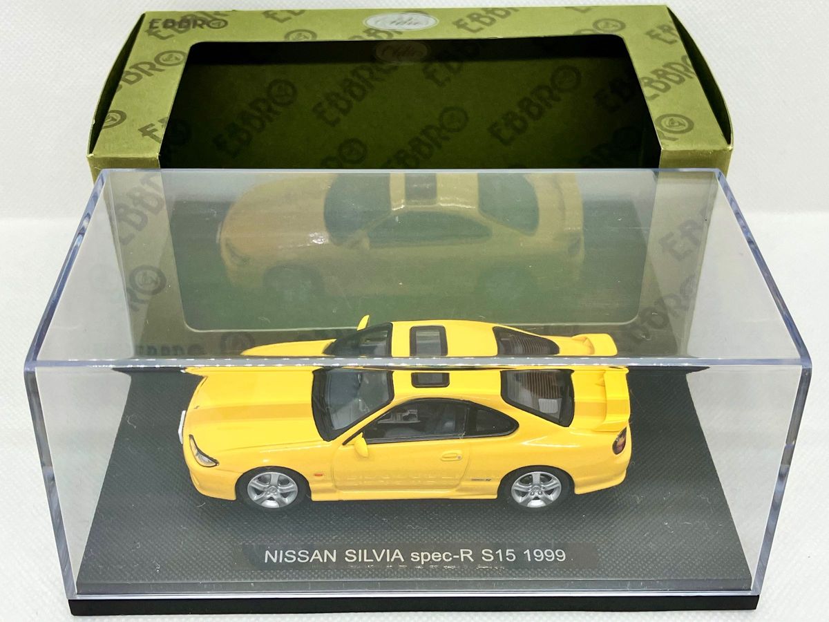 1/43 ニッサン シルビア スペックR S15 1999 イエロー EBBRO 1/43 ニッサン シルビア スペックR S15 1999 イエロー EBBRO