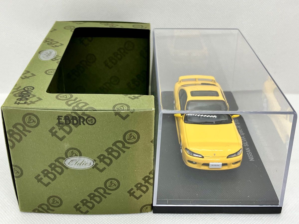 1/43 ニッサン シルビア スペックR S15 1999 イエロー EBBRO 1/43 ニッサン シルビア スペックR S15 1999 イエロー EBBRO