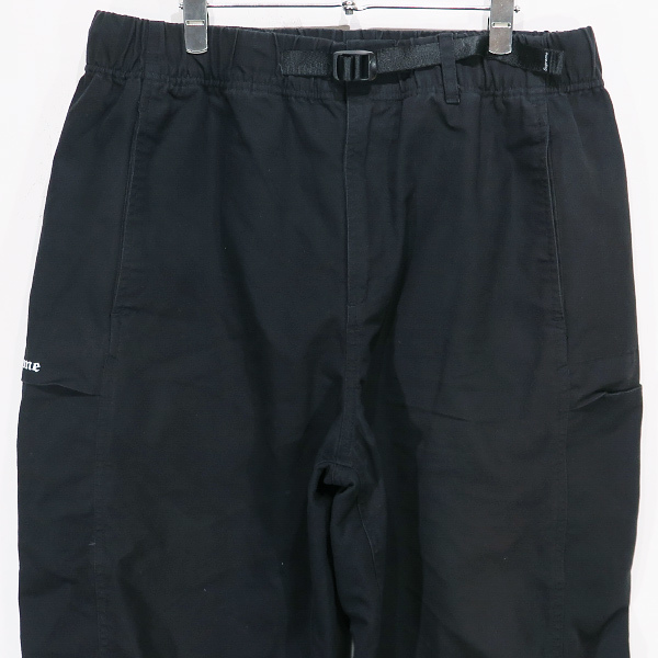 SUPREME シュプリーム 23SS BELTED TRAIL PANT ベルテッド トレイル パンツ ブラック テック ボトムス dez_画像2