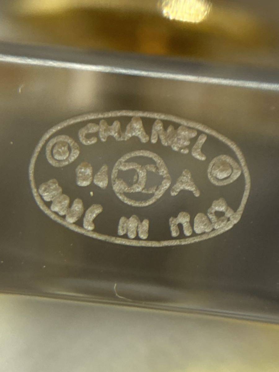 1円 CHANEL シャネル ココマーク ロゴ 94A N°5 香水 ピンバッジ ピンブローチ アクセサリー レディース クリア×イエロー系_画像7