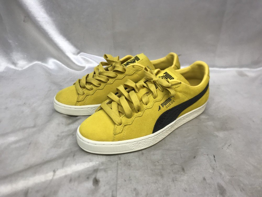 PUMA × STAPLE プーマ × ステイプル SUEDE STAPLE スウェードステイプル ローカットスニーカー 391567-01 サイズ：27cm カラー：イエロー_画像1