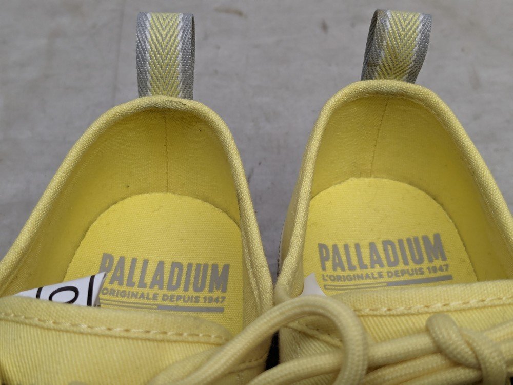 PALLADIUM パラディウム キャンバスローカットスニーカー 96661-740-M サイズ：24cm カラー：イエロー_画像5