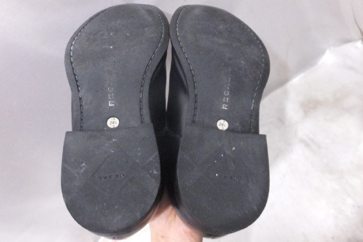 REGAL リーガル レザーシューズ 革靴 サイズ24.5 ブラック 黒 シューズの画像5