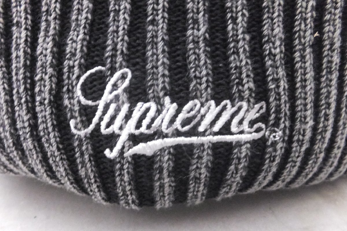 SUPREME シュプリーム 21SS Bleached Rib Beanie ブリーチドリブピーニーニット帽 帽子_画像3