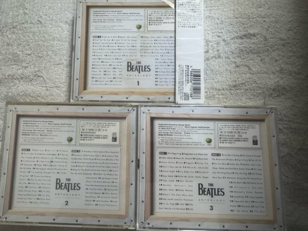 THE BEATLESザ・ビートルズ BESTアルバム2枚組CD「ANTHOLOGY 1&2&3」3枚セット ジョンレノン/ポールマッカートニー_画像2