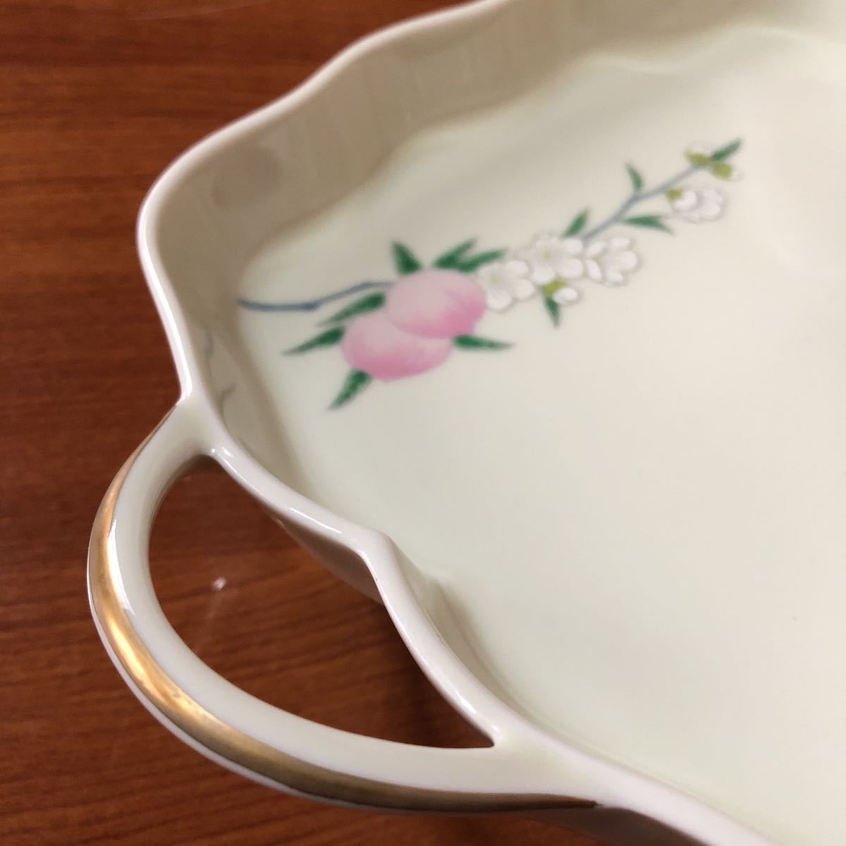 送料無料〉深川製磁 桃華 小皿 大皿 取皿 廃盤品 デザートカップ 送料無料〉深川製磁 桃華 小皿 大皿 取皿 廃盤品 デザートカップ