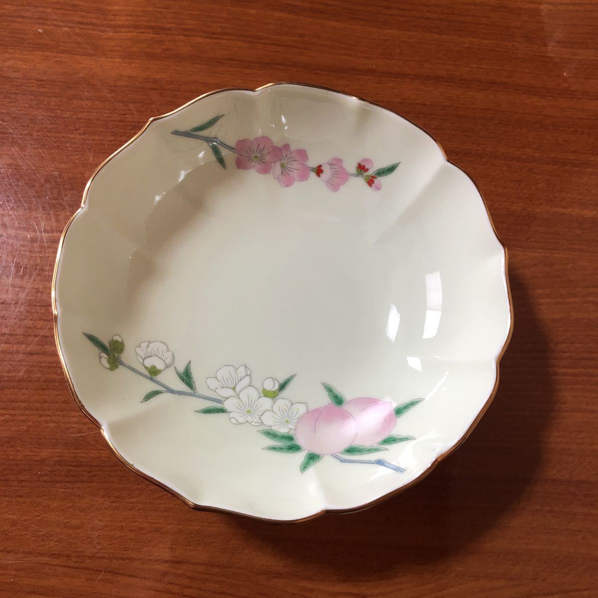 送料無料〉深川製磁 桃華 小皿 大皿 取皿 廃盤品 デザートカップ 送料無料〉深川製磁 桃華 小皿 大皿 取皿 廃盤品 デザートカップ