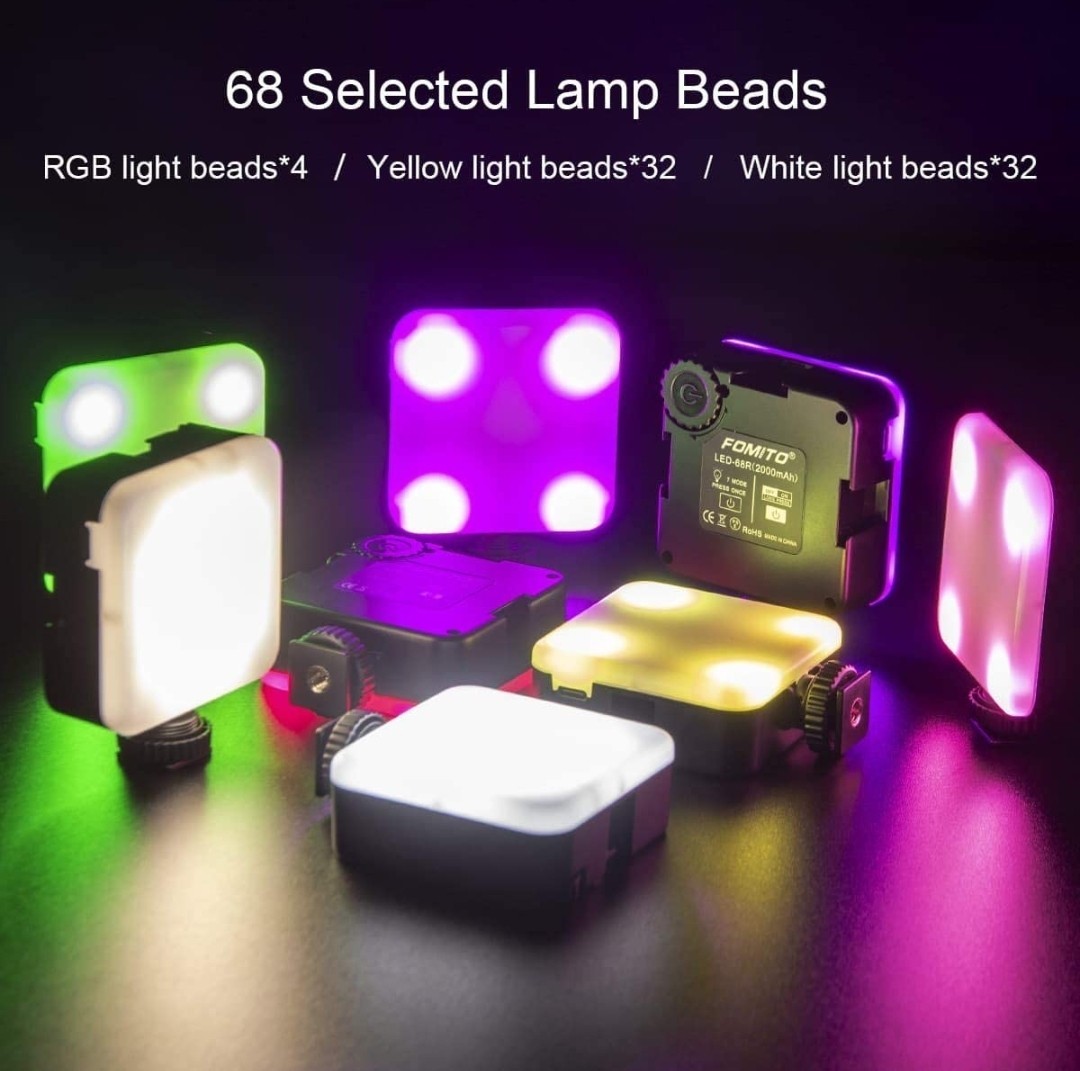 RBG撮影ライト ビデオライト LEDライト 充電式