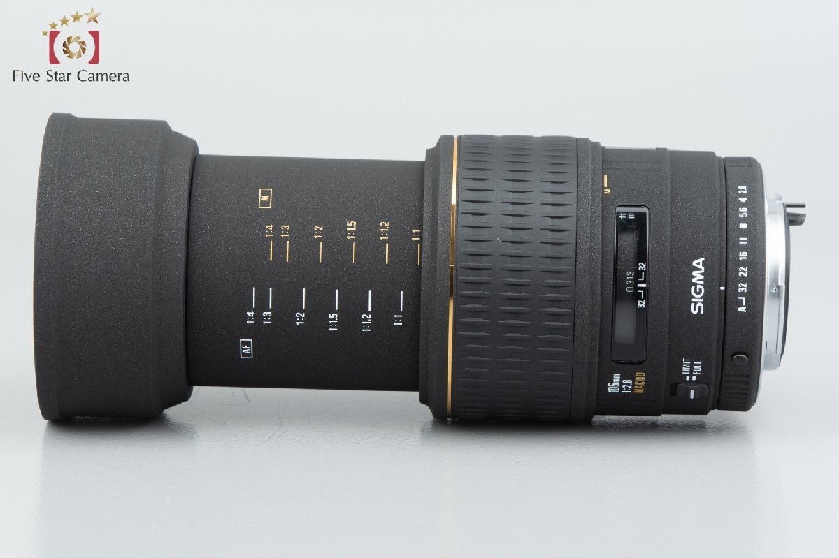 【中古】SIGMA シグマ 105mm f/2.8 EX MACRO ペンタックス用_画像9