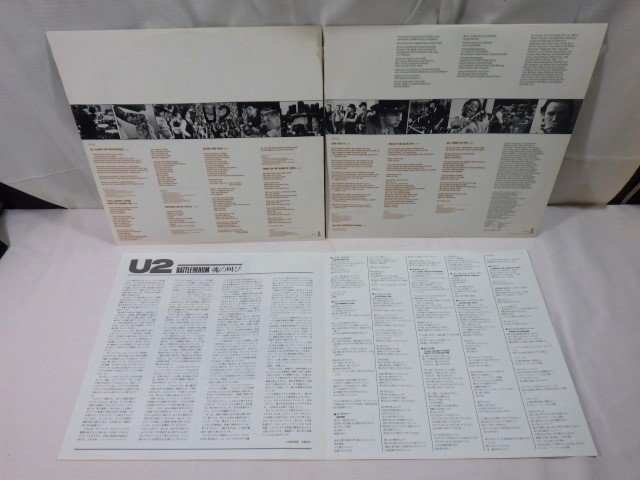 ■196：LP　帯付き　U2　魂の叫び　R36D-2117～8　２枚組　レンタル盤■_画像9