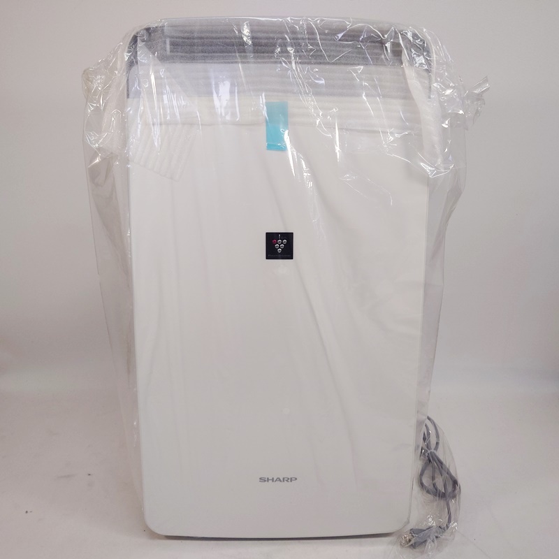 【未使用】SHARP シャープ CV-H180-W 除湿器 プラズマクラスター 2018年製 ホワイト 衣類乾燥除湿器_画像1