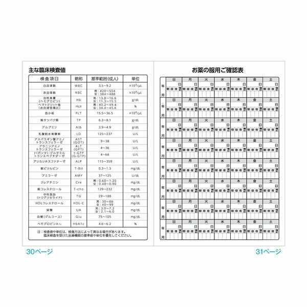 ★送料無料でお届けします★　カナヘイおくすり手帳２冊＋お薬手帳カバー２枚_画像7