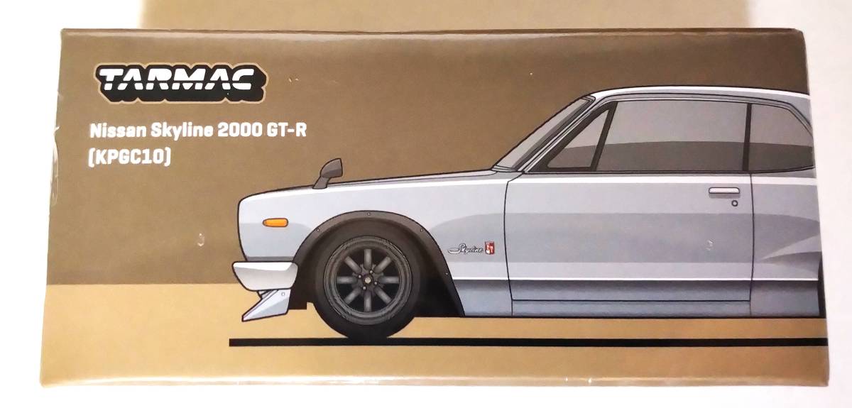 ★ターマックワークス 1/64 日産 KPGC10 スカイライン 2000 GT-R シルバー_画像1