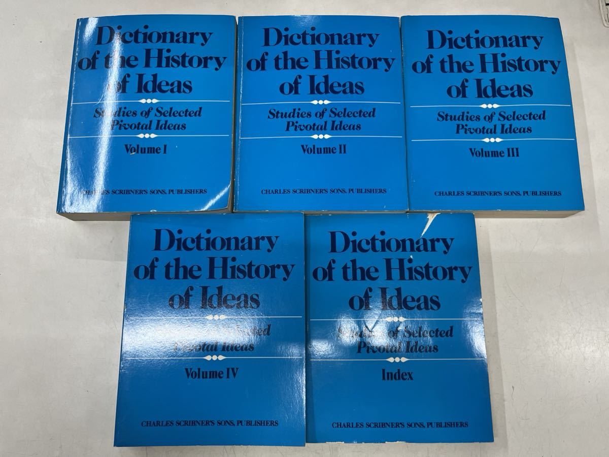 s1219-10.洋書まとめセット/ディスプレイ/小物/インテリア/アンティーク/クラシック/インテリア/dictionary of the history of ideas/辞書_画像1