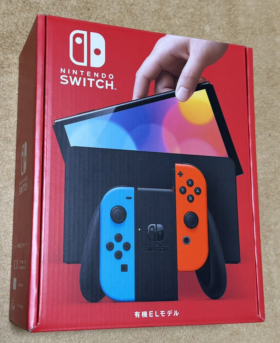 新品未使用　Nintendo switch 有機ELモデル　ネオンカラー