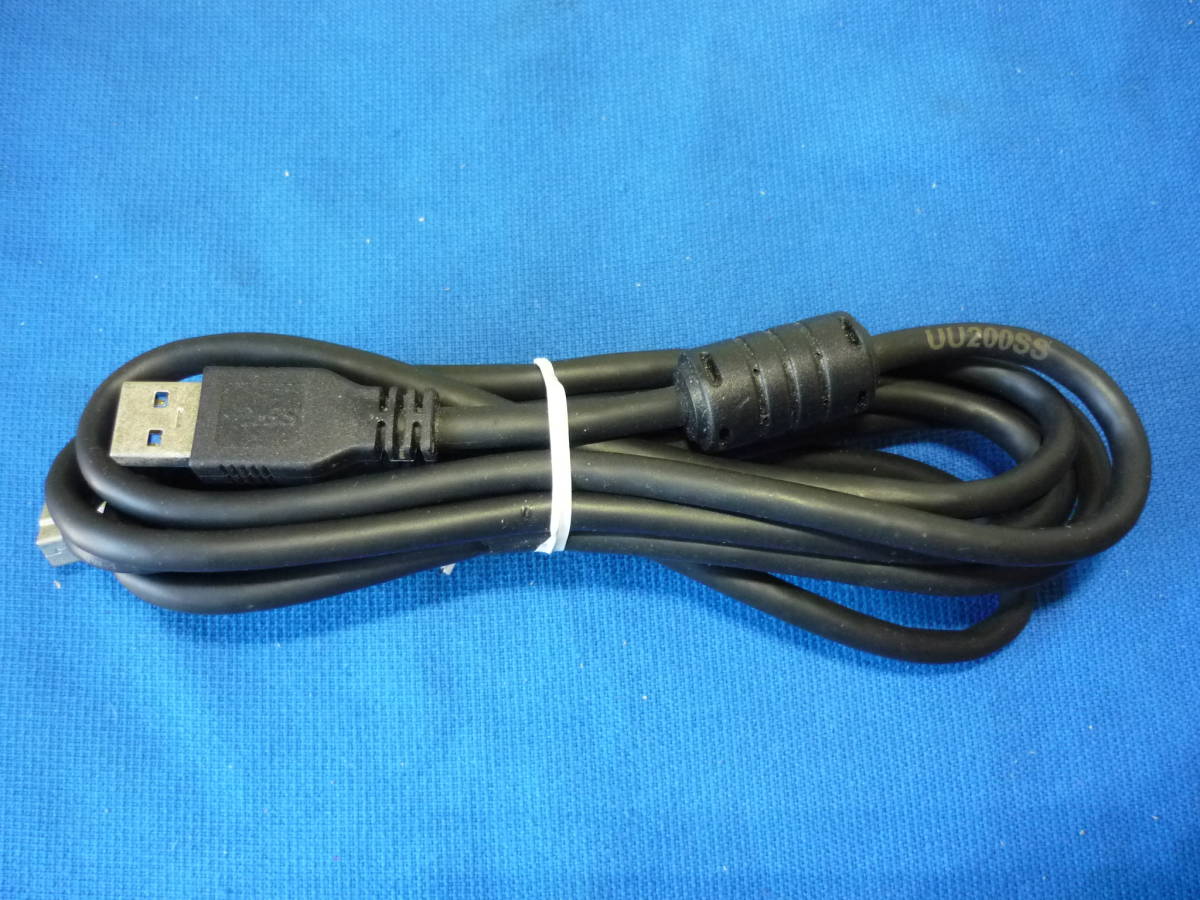 新品 未使用 USB3.0 ケーブル Aタイプオス-Bタイプオス 長さ2.0m フェライトコア付（ノイズ軽減） A4_画像1